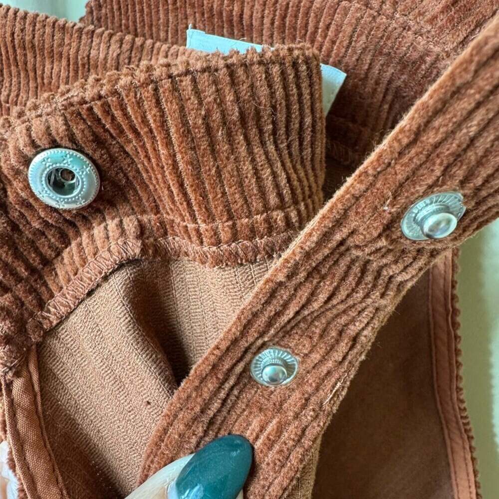 The Post Corduroy Dress in Rust - Size Medium - Picture 5 of 7